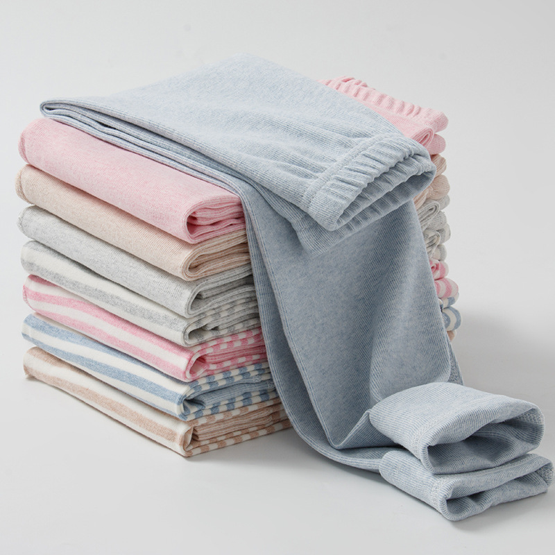 骨儿童舒绒彩棉秋裤男女童睡裤线裤衬裤纯棉保暖长裤棉毛裤A类