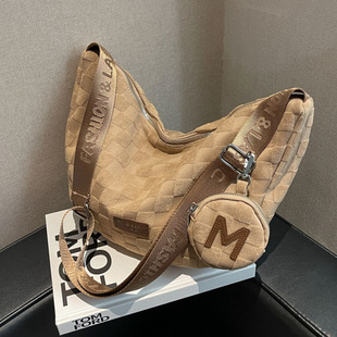 韩版斜挎包白色纯棉布包时尚新款托特包女包大容量包包