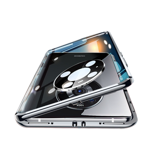 适用于荣耀magic3手机壳华为magic3pro保护套至臻版透明双面玻璃全包防摔磁吸网红男女新款HONORmag3por外壳