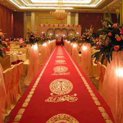 结婚地毯一次性红色喜字婚礼布置场景装饰楼梯路引婚庆用品大全