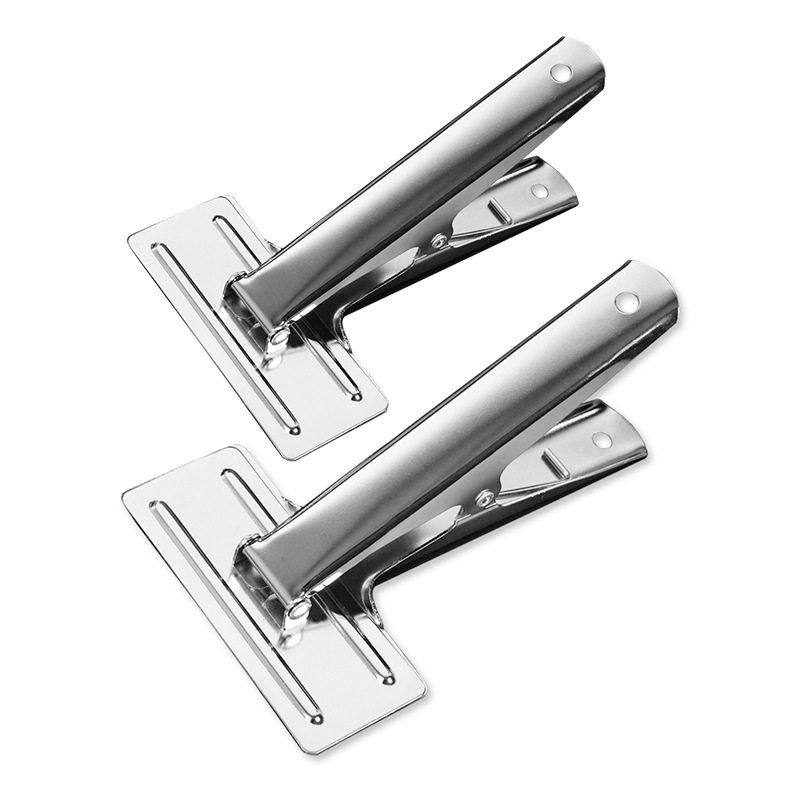 2025新款强力财务票据打孔机专用夹子凭证固定大夹子办公文具套装