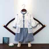 中国风汉服男童周岁礼服夏季 春秋小童国学演出服 儿童宝宝帅气古装