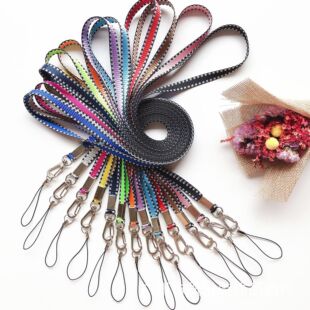 2026新款9mm菲林材质手机挂绳厂牌胸卡带时尚潮流胸牌手机壳挂带