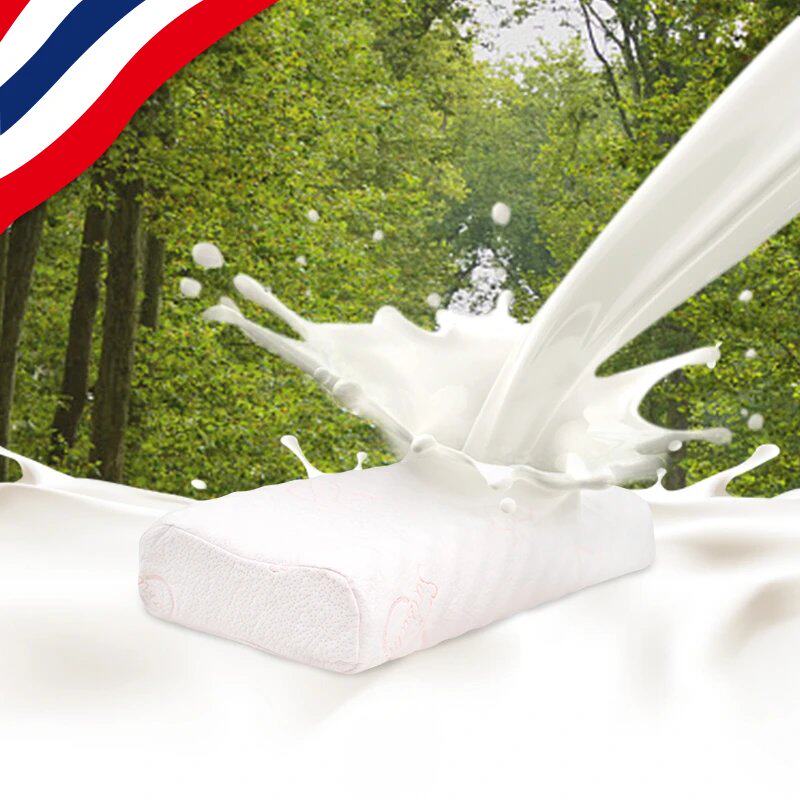 赛莎梦 泰国有颗粒按摩 高低乳胶枕头（颈椎枕）