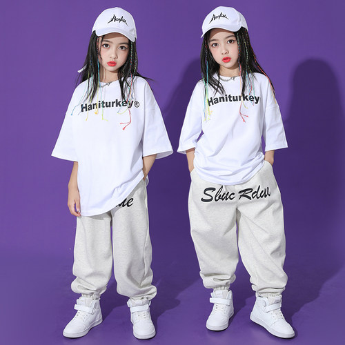 乐咪酷男女童嘻哈街舞演出服