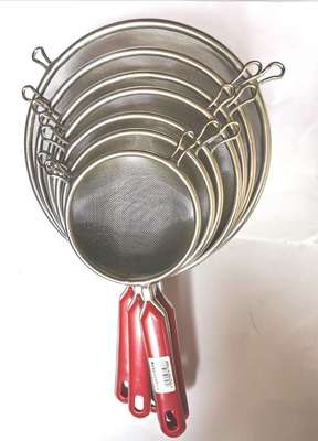 果汁油炸捞面塑柄网漏勺不锈钢过滤网豆浆油隔漏勺厨房用品线漏勺