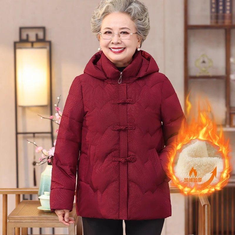 八十多岁老太太衣服奶奶棉衣女中老年人冬装棉服妈妈本命年唐装棉