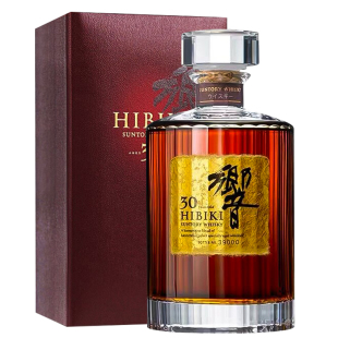 三得利响30年威士忌HIBIKI WHISKY日本原瓶进口礼盒款角瓶威士忌