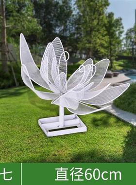 铁艺不锈钢蒲公英雕塑户外园林景观小品植物花公园草坪售楼部摆件