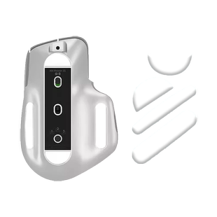 黑皇脚贴适用罗技MX Master3S鼠标脚垫master4弧边冰版足垫特氟龙