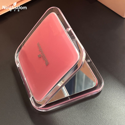 叶子蓝小巧粉红果冻镜