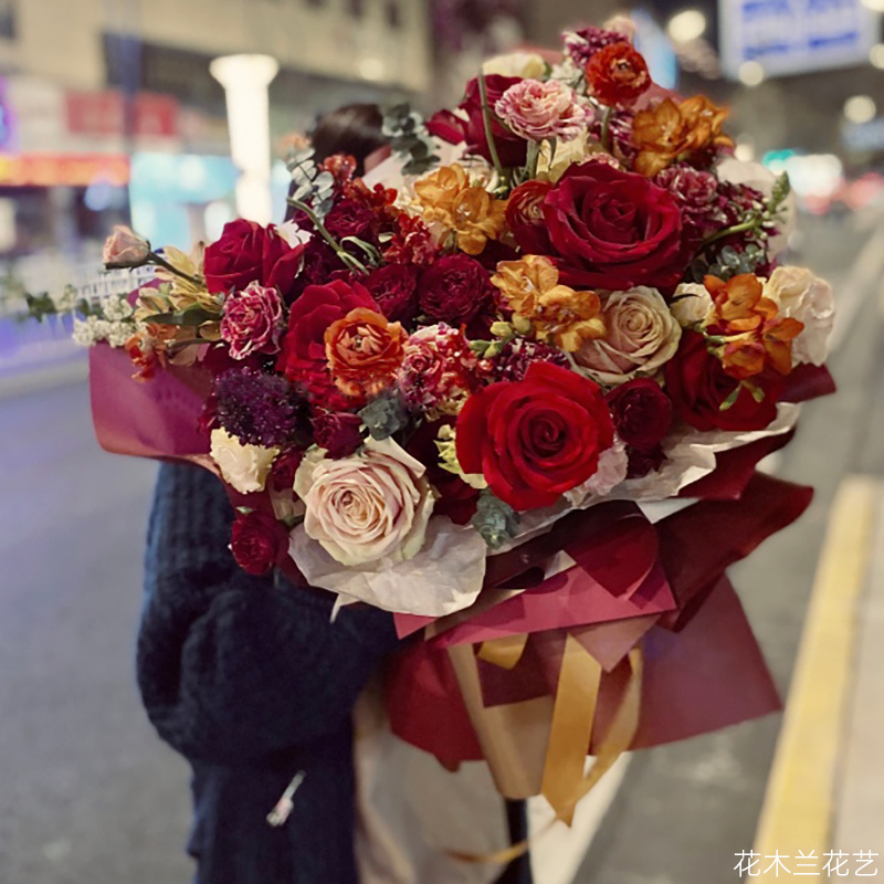 教程花束包装纸韩式大尺寸生日防水手捧花包花纸v百搭