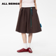ALL 女 轻薄纸感超大摆五分彩绳裙裤 BEINGS25SS夏季 新款