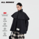 A摆廓形3m新雪丽轻薄短款 ALL BEINGS2025AW秋冬新款 棉服外套女