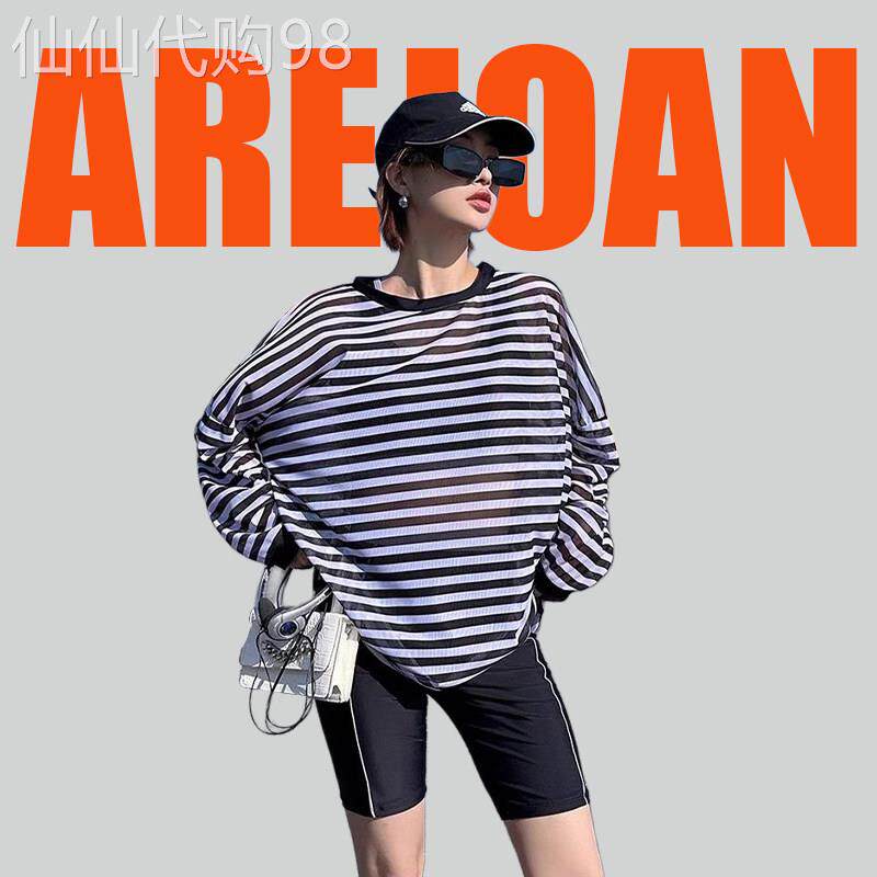 arejoan 高级感两件式泳衣女三件套大尺码显瘦游泳馆专用保守游泳