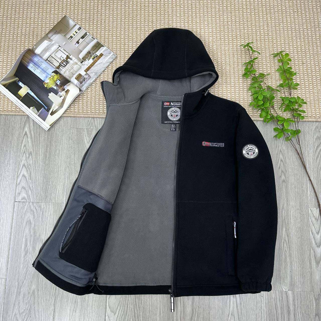 轻量化~出口挪威！户外防寒保暖连帽外套双层加绒加厚男女款棉衣