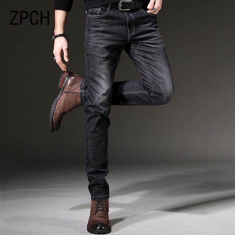 男士牛仔裤2025新款春秋款弹力直筒修身商务休闲裤子潮牌高端品牌