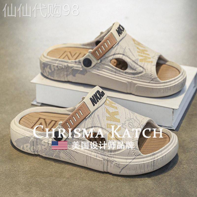 出口美国⭐Chrisma Katch~夏季外穿防滑防臭运动休闲两用男士凉鞋