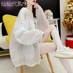 大码冰丝防晒服外套女夏季薄款2026新款洋气设计感宽松时尚开衫女