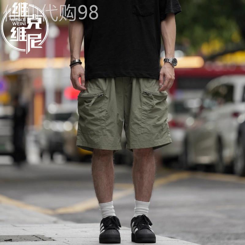 日系工装短裤男2026年夏季新款美式潮牌户外休闲机能多口袋五分裤