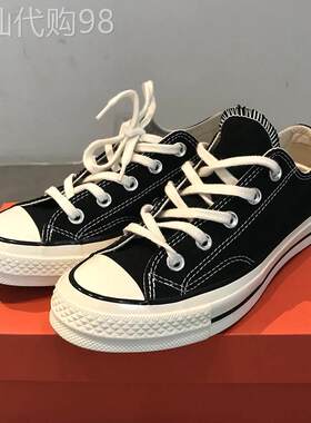【高品质】增高帆布鞋经典黑色低帮男款女复古休闲板鞋高帮厚底潮