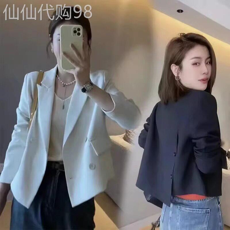 西装外套女2026新款春秋款短款小个子高级感气质小西服长袖上衣女