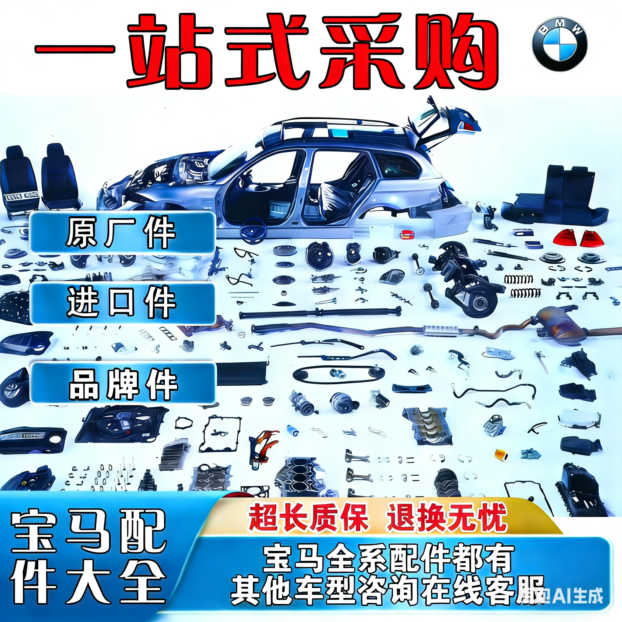 宝马5系配件大全原厂件