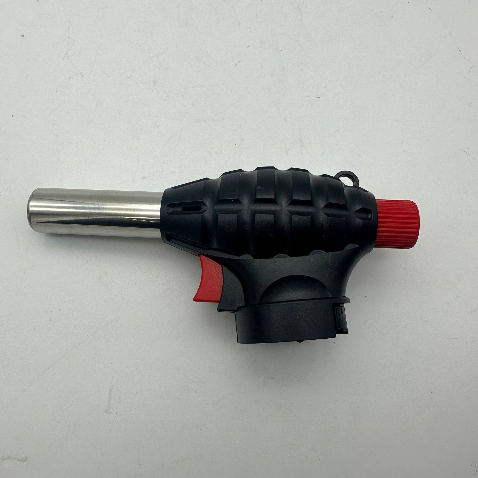 新款手雷卡式丁烷气喷枪烧烤烘焙喷火枪焊枪卡式喷火枪火枪头喷头