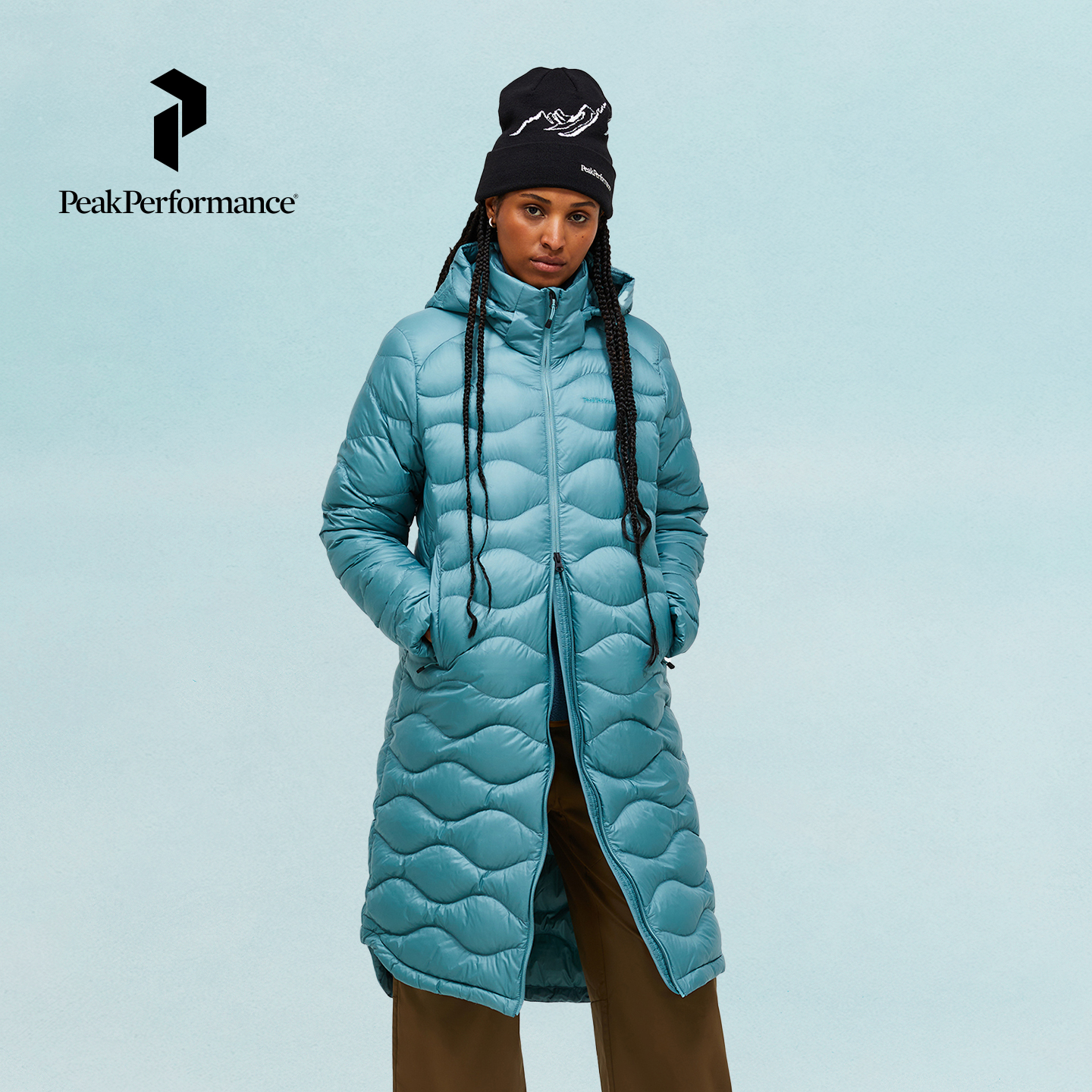 Peak Performance壁克峰吐司服®Helium Down女子防风长款羽绒服