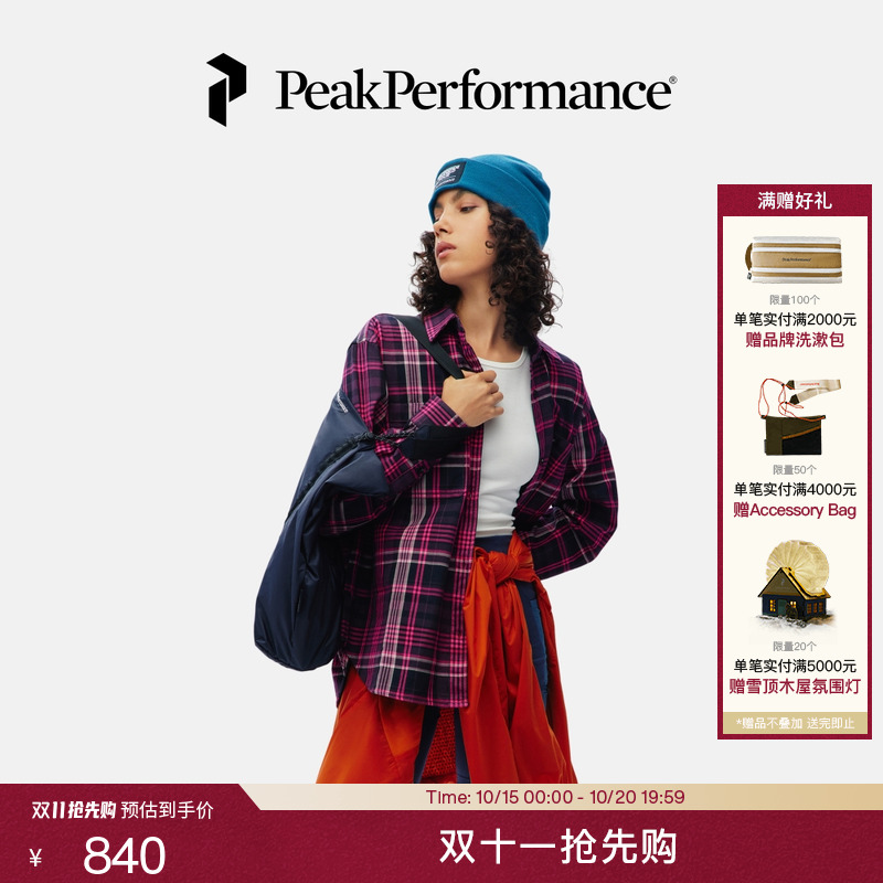 壁克峰HeavyCotton女子格纹衬衫