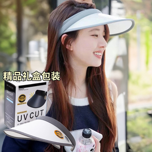 遮阳帽韩版女空顶帽防晒帽户外太阳帽后浪赵露思同款孙头头帽子