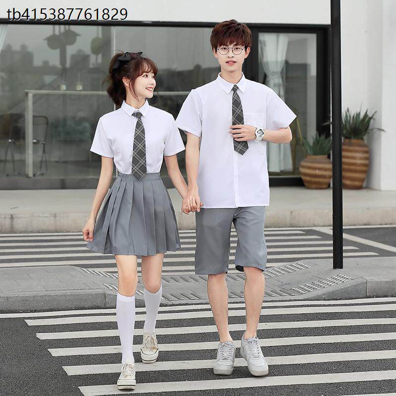 校服套装学院制服中学生合唱朗诵演出服高中生运动会毕业班服夏季