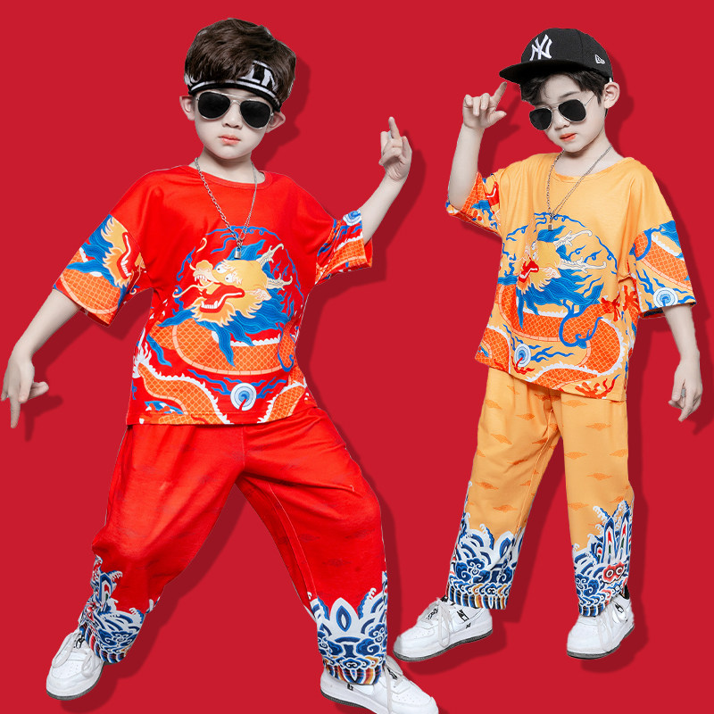 儿童演出服街舞套装男童