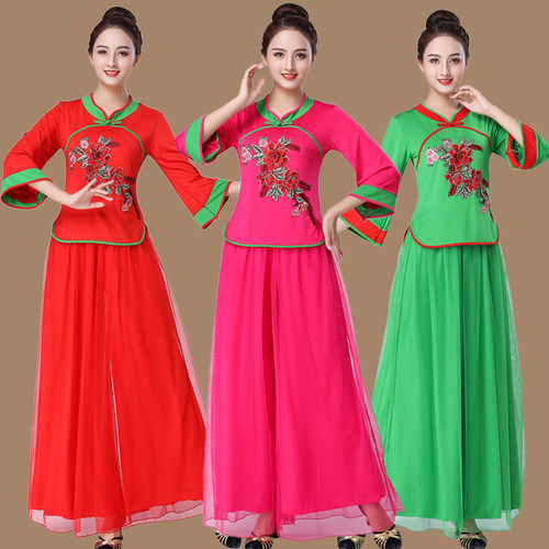 广场舞服装女新款春季中