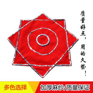 舞蹈手绢花秧歌广场舞二人转表演麻纱加厚技巧专业八角巾跳舞道具