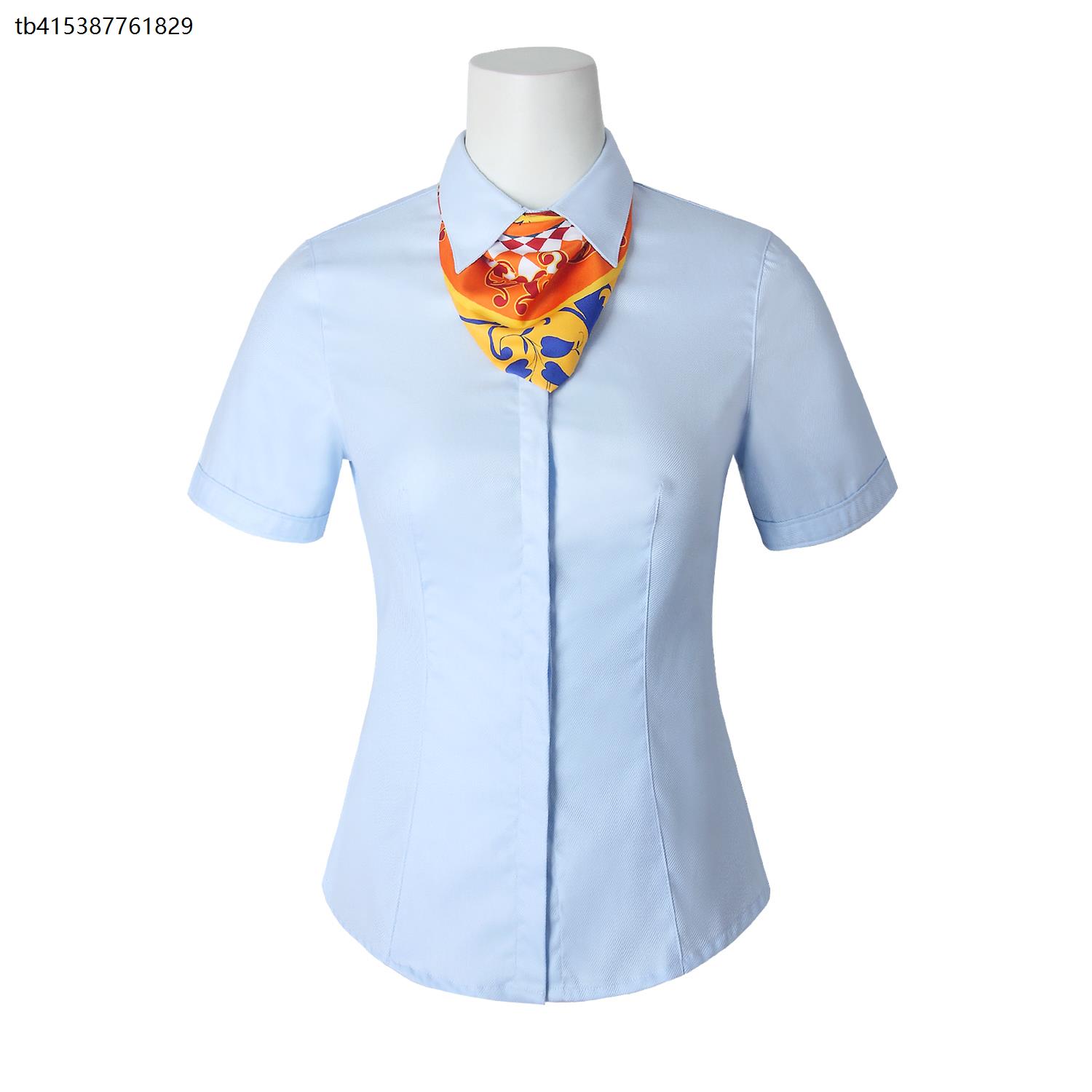 建h行工作服女长袖衬衫建h设银行工服衬衣行服春秋工装浅蓝职业装