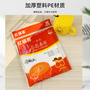 桌布一次性PE加厚餐桌家用圆形桌布连卷点断式卷装酒席聚会桌布