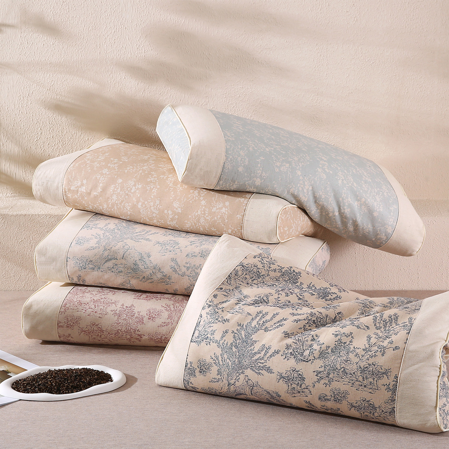 LACASA天然荞麦枕头枕芯护颈椎助睡眠反牵引修复颈椎病成人专用,床上用品,功能枕/保健枕/养生枕,淘宝优惠券,粉丝福利购,淘宝优惠卷