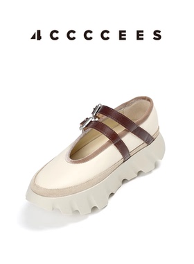 4CCCCEES / TURA BALLET 厚底芭蕾舞鞋外穿休闲女鞋