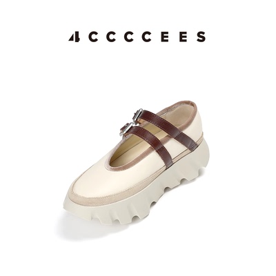 【新品上市】4CCCCEES / TURA BALLET 厚底芭蕾舞鞋外穿休闲女鞋