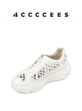 【新品上市】4CCCCEES / Kapok Link 厚底镂空老爹鞋休闲运动鞋