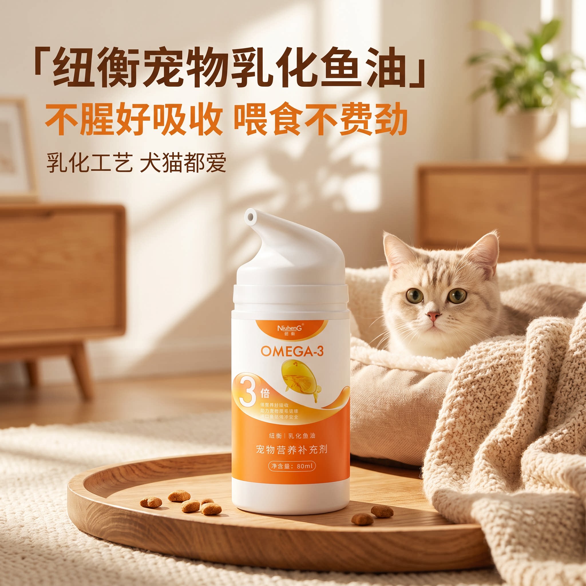 纽衡乳化三文鱼油80ml 29.6元 - 86线报
