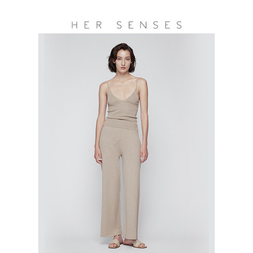 HERSENSES/何识V领针织吊带背心