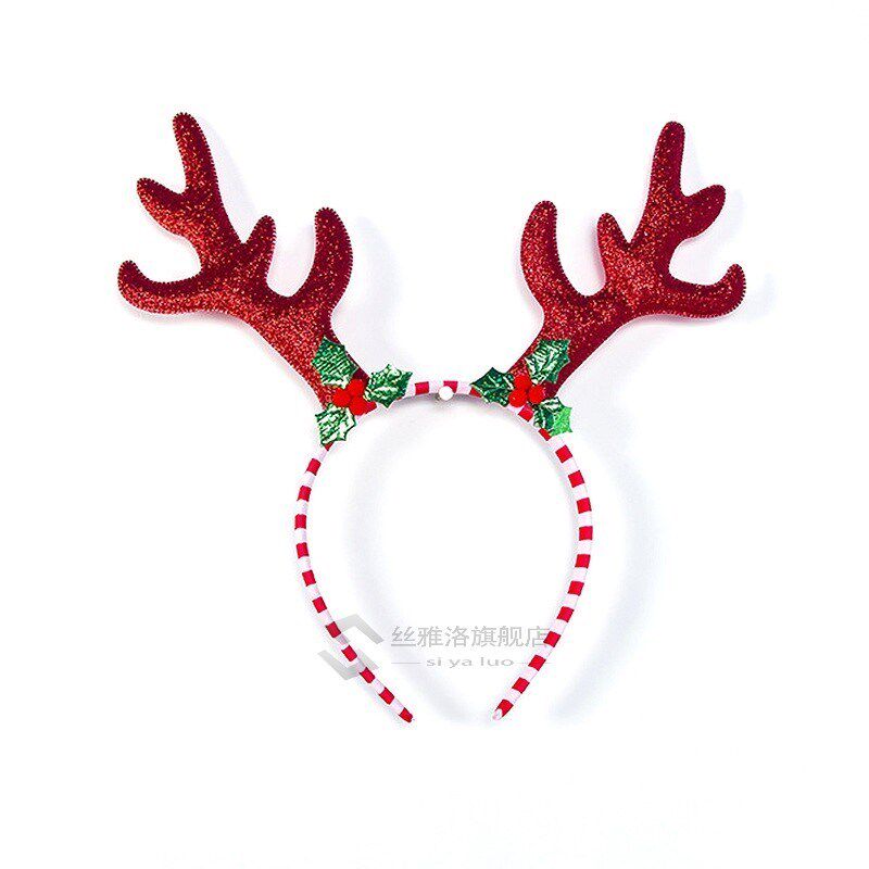christmas headband santa elk xmas hair band clasp headwear h