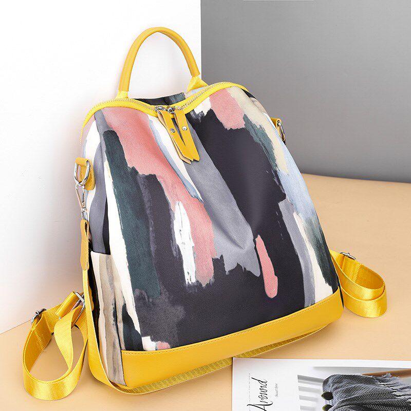 Fashion Panelled Oxford Backpacks for Women 2020 Designer B怎么样,好用不?