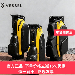 VESSEL新品高尔夫球包琥珀色PLAYERV支架包女LUX球车袋男9.5寸7格