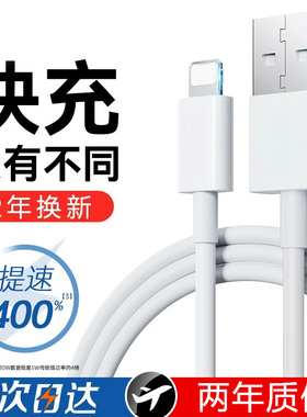 适用苹果15promax数据线iPhone14充电器线13手机12promax快速7车载加长11XR冲电8plus短ipad闪充PD快充6s平板