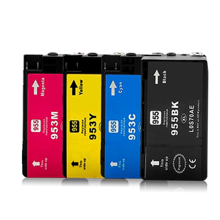 适用惠普7740墨盒HP OfficeJet Pro7720打印机墨盒原装955XL