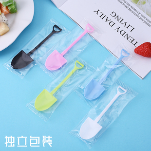 一次性雪糕勺子冰淇淋甜品勺布丁铲酸奶小铲子小勺子儿童塑料独立