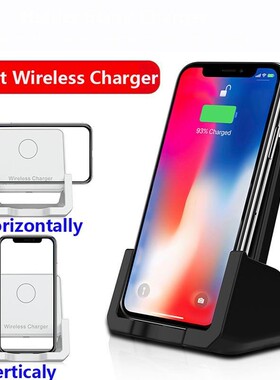 10W QI Wireless Charger Stand For iPhone 12 11 Pro X XS XR